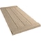 Ekena Millwork Rustic Four Board Joined Board-n-Batten Rough Sawn Faux Wood Shutters w/End Batten, 22W x 76H, PR SHUBJE22X76RSPR - alternate 18
